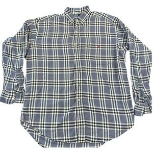 Ralph Lauren Classic Lowell Sport Plaid‎ Button Down Size Medium